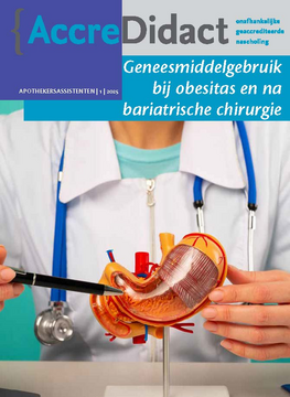 Geneesmiddelgebruik bij obesitas en na bariatrische chirurgie