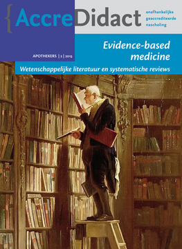 Evidence-Based Medicine: wetenschappelijke literatuur & systematische reviews 