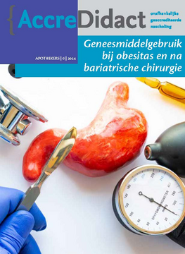 Geneesmiddelgebruik bij obesitas en na bariatrische chirurgie