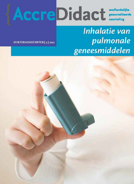 Inhalatie van pulmonale geneesmiddelen